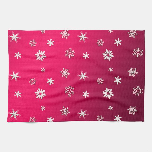 Merry Christmas & Happy New Year! 2023 XMAS Snow Tea Towel (Horizontal)