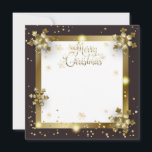 Merry Christmas & Happy New Year! 2025 XMAS Card<br><div class="desc">Merry Christmas & Happy New Year! 2024 XMAS Invitation Greeting Card decorated with Christmas magic symbols, White and Silver paper imitation of the 3D texture, craft, cutting paper, Winter Holiday gifts elements pattern, silver foil confetti, sparkles, snowflakes, christmas stars, and more festive Handmade elements. Original trendy graphic design forInvitations &...</div>