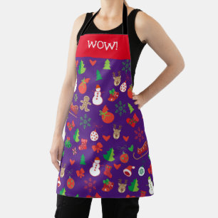 Merry Christmas & Happy New Year! 20XX XMAS Snow Apron