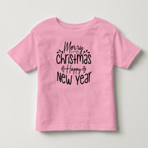 Merry Christmas Happy New Year-45910 Toddler T-Shirt