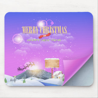 Merry Christmas Happy New Year 66 Mousepad