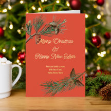 Merry Christmas & Happy New Year Card