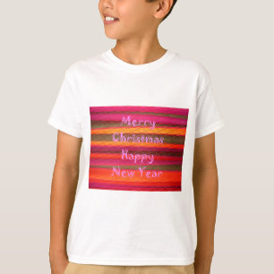 Merry Christmas Happy New Year Colour  T-Shirt