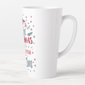 Merry Christmas & Happy New Year From Santa Claus Latte Mug