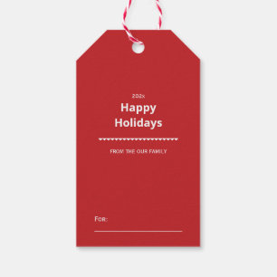 Merry Christmas & Happy New Year Gift Tags