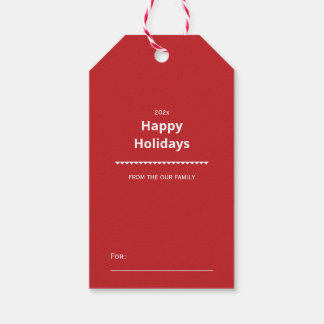 Merry Christmas & Happy New Year Gift Tags