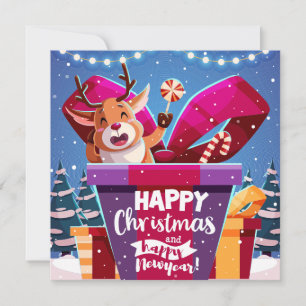 Merry Christmas/Happy New Year Holiday Card