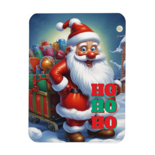 Merry Christmas Happy New Year Holiday Season Card Magnet