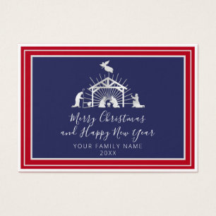 Merry Christmas Happy New Year Holy Family Nautic