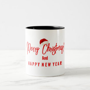 Merry Christmas Happy New Year Mug