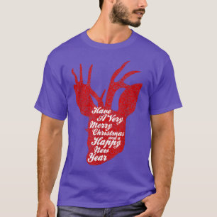 Merry Christmas Happy New Year Reindeer Christmas T-Shirt