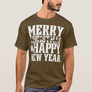 Merry Christmas & Happy New Year Santas Sleigh & R T-Shirt