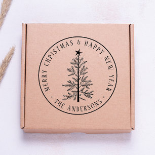 Merry Christmas & Happy New Year Self-inking Stamp