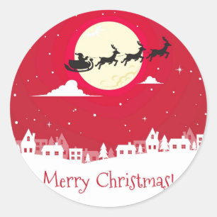 merry christmas happy new year stickers