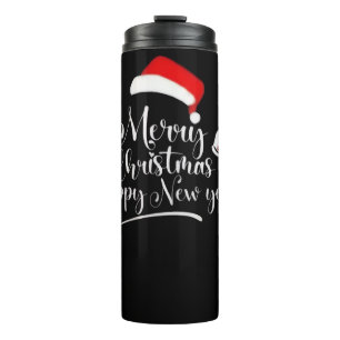 Merry Christmas & Happy New year T-Shirt Thermal Tumbler