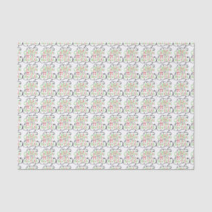 Merry Christmas Happy New Year Tissue Paper