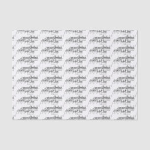 Merry Christmas Happy New Year Tissue Paper
