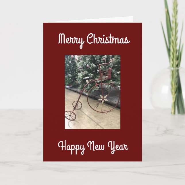 **MERRY CHRISTMAS & HAPPY NEW YEAR TOO** CARD (Front)
