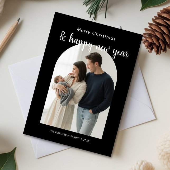 Merry Christmas & Happy New YearJoyful Family Card (Creator Uploaded)