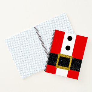 Merry Christmas Happy Xmas Santa Inspired Designs Notebook