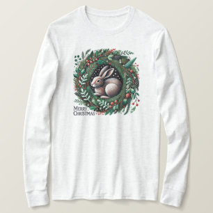 Merry Christmas Hare T-Shirt