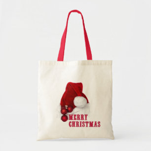 Merry Christmas Hat Tote Bag