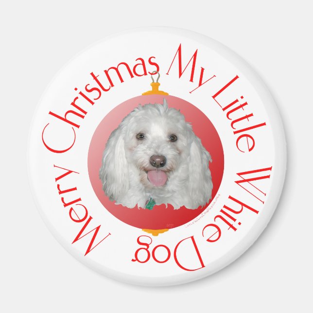 Merry Christmas Havanese Magnet (Front)