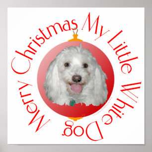 Merry Christmas Havanese Poster