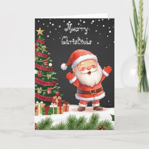 Merry Christmas heartfelt wishes & whimsical   Card