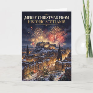 Merry Christmas Historic Scotland Card