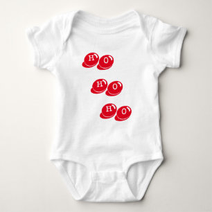 merry christmas ho ho ho baby bodysuit