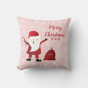 Merry Christmas Ho Ho Ho Santa Claus Cushion