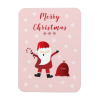 Merry Christmas Ho Ho Ho Santa Claus Red