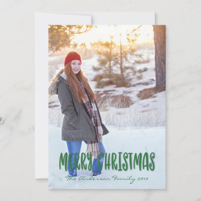 Merry Christmas Holiday Card (Front)