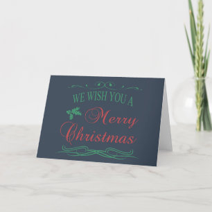 Merry Christmas Holiday Card