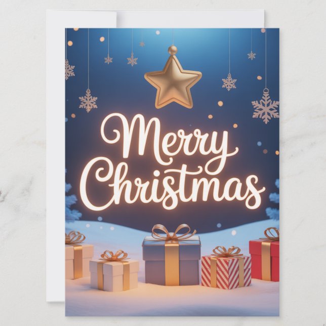  Merry Christmas Holiday Card (Front)