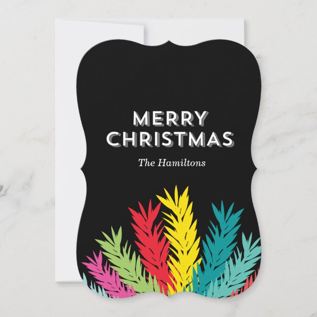 merry christmas holiday card (Front)