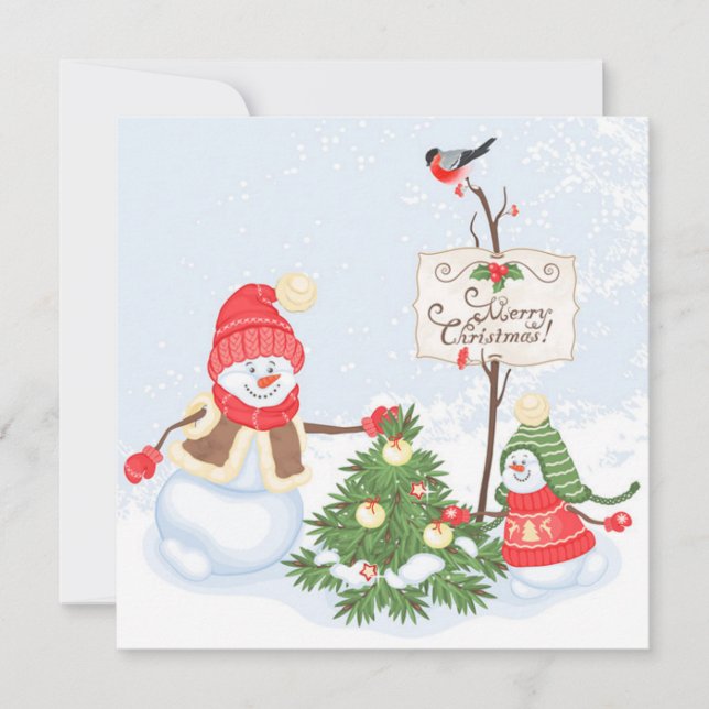 Merry Christmas Holiday Card (Front)