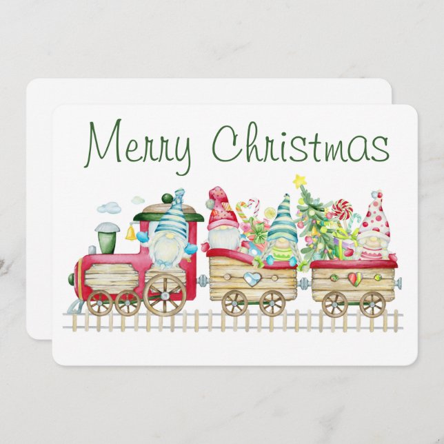 Merry Christmas Holiday Card (Front/Back)