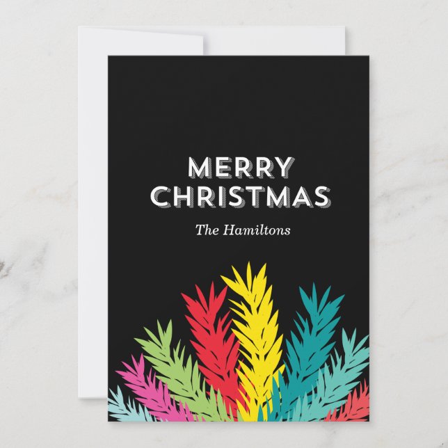 merry christmas holiday card (Front)