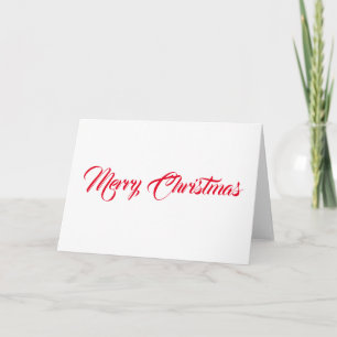 Merry Christmas Holiday Card