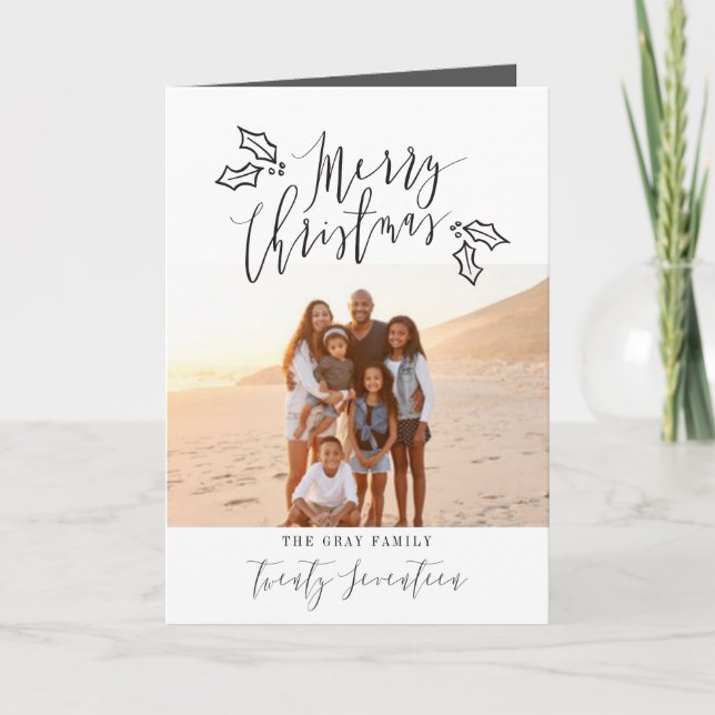 MERRY CHRISTMAS HOLIDAY CARD (Front)