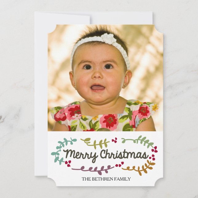 Merry Christmas Holiday Card (Front)