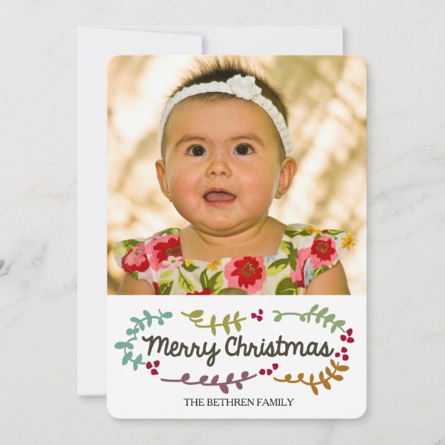 Merry Christmas Holiday Card (Front)