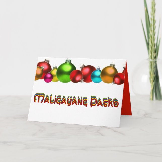 Merry Christmas Holiday Card (Front)