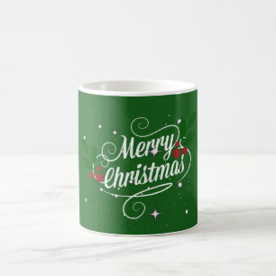 Merry Christmas, holiday colors Coffee Mug