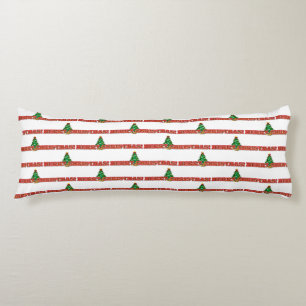 Merry Christmas Holiday Decor Body Cushion