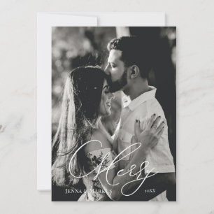 Merry Christmas Holiday Design Card