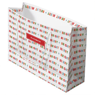 Merry Christmas Holiday Gift Bag