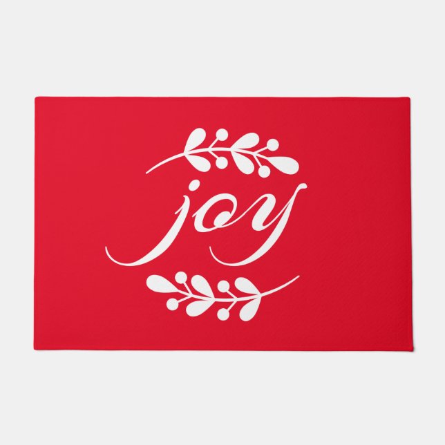 MERRY CHRISTMAS | Holiday Joy Doormat (Front)